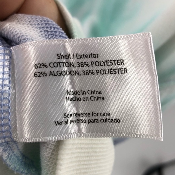 Wildfox Tie Dye Hoodie Pullover Sweatshirt Top Size Small - Picture 5 of 9